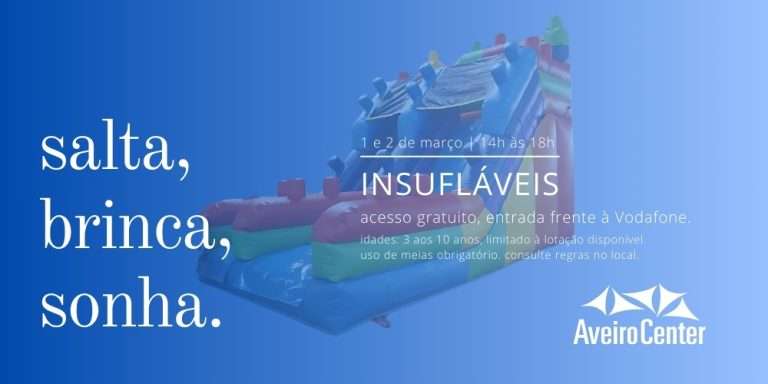 Insufláveis grátis para um Carnaval aos saltos